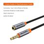 Kabel Aux Extension Audio 3.5mm TRRS Male To Female Braided