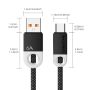 Kabel Data Type-C 6A Super Charge Pengisian Cepat untuk Android