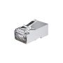 Konektor RJ45 Cat6 FTP Modular Ethernet Gigabit 10 50Pcs 100Pcs
