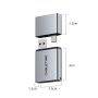 Card Reader 3 in 1 USB A 3.0 USB Type-C SD TF