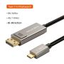USB Type-C to DisplayPort Cable 8K 60Hz 4K 144Hz Bidirectional Untuk MacBook Pro