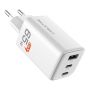 Adaptor GaN USB-C Charger 65W 3Ports Wall Charger for Laptop Phone