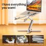 Adjustable Swivel Laptop Stand Aluminum Alloy 360 Degree Rotating Bracket
