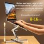 Adjustable Swivel Laptop Stand Aluminum Alloy 360 Degree Rotating Bracket