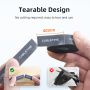 Kabel Winder Nylon Blended Clip Earphone Holder Cord Black