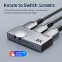 Switcher HDMI 2 In 1 Out HDMI 4K 60Hz Bi-direction