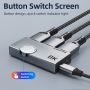 HDMI Switcher 2 In 1 Out HDMI 2.1 8K 4K 120Hz Bi-direction